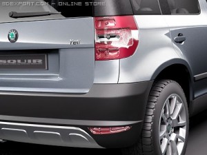Skoda Yeti 2010 Model 3D