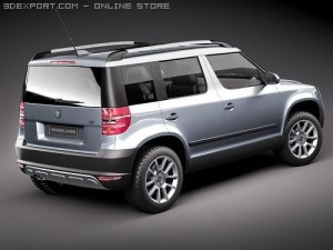 Skoda Yeti 2010 Model 3D
