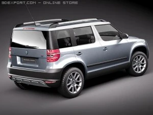 Skoda Yeti 2010 3D Model