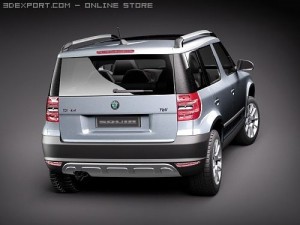 Skoda Yeti 2010 Model 3D
