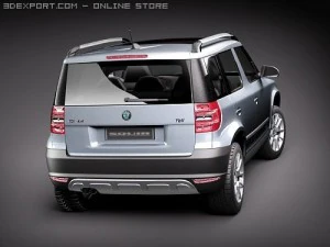 Skoda Yeti 2010 3D Model