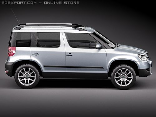 STL file Skoda Yeti 2010 Printable Car In Separate Parts 🚗・Design to  download and 3D print・Cults