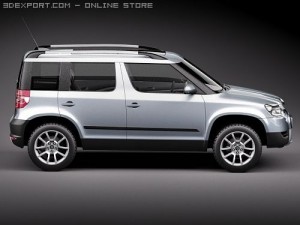 Skoda Yeti 2010 Model 3D