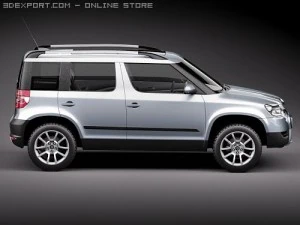 Skoda Yeti 2010 3D Model