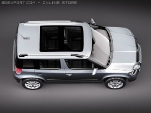 Skoda Yeti 2010 Model 3D