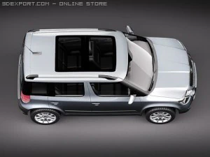 Skoda Yeti 2010 3D Model