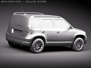 Skoda Yeti 2010 Model 3D