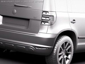 Skoda Yeti 2010 Model 3D