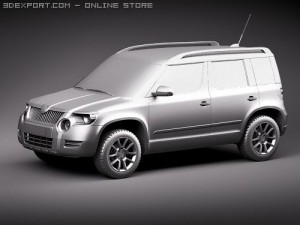 Skoda Yeti 2010 Model 3D