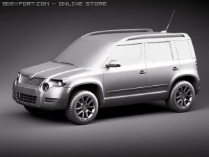 Skoda Yeti 2010 3D Model
