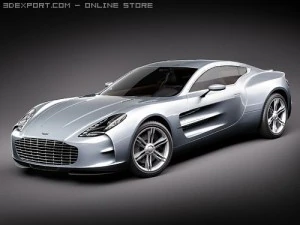 Aston Martin One 77 Spor Araba 3D Model