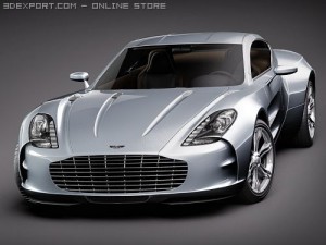 Aston Martin One 77 Sports Car Model 3D