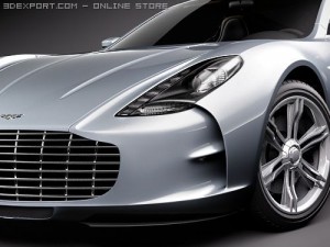 Aston Martin One 77 Sports Car Model 3D