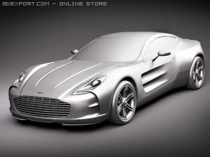 Aston Martin One 77 Sports Car Model 3D