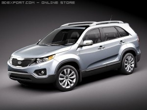 Kia Sorento SUV 2010 3D Model
