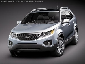 Kia Sorento SUV 2010 3D 模型