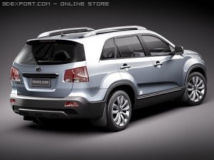 Kia Sorento SUV 2010 3D 模型