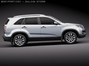 Kia Sorento SUV 2010 3D 模型