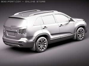 Kia Sorento SUV 2010 3D 模型