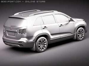Kia Sorento SUV 2010 3D Model
