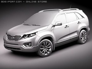 Kia Sorento SUV 2010 3D 模型