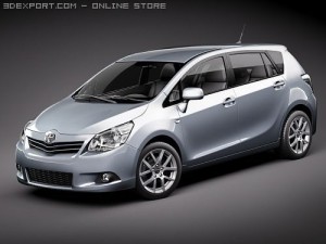Toyota Corolla Verso 2010 Modèle 3D