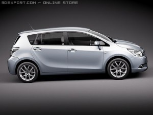 Toyota Corolla Verso 2010 Modelo 3D