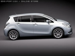 Toyota Corolla Verso 2010 3D Model