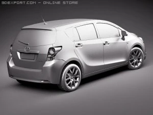 Toyota Corolla Verso 2010 3D Model