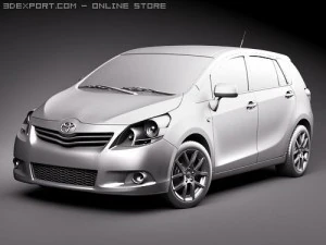 Toyota Corolla Verso 2010 3D Model
