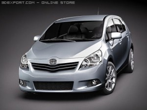 Toyota Corolla Verso 2010 Modelo 3D