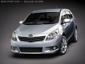 Toyota Corolla Verso 2010 3D Model