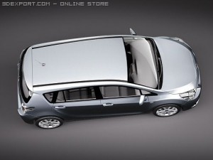 Toyota Corolla Verso 2010 Modelo 3D
