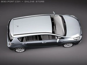 Toyota Corolla Verso 2010 3D Model