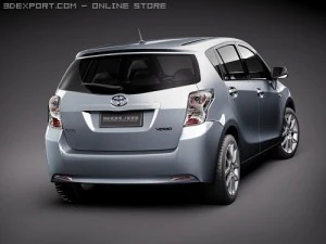 Toyota Corolla Verso 2010 3D Model