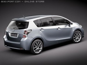 Toyota Corolla Verso 2010 Modelo 3D