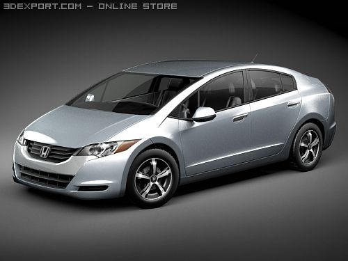 Honda FCX Clarity Automobile 2010 Modèle 3D .c4d .max .obj .3ds .fbx .stl .blend 