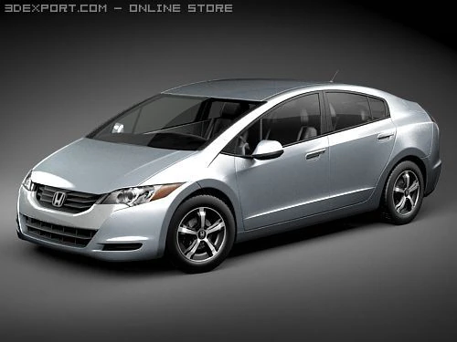 Honda FCX Clarity Automobile 2010 3D Model .c4d .max .obj .3ds .fbx .stl .blend 