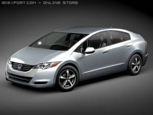 Honda FCX Clarity Automobile 2010 Modelo 3D