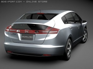 Honda FCX Clarity Automobile 2010 Modèle 3D