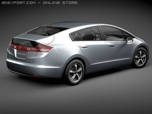 Honda FCX Clarity Automobile 2010 Modèle 3D