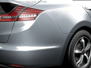 Honda FCX Clarity Automobile 2010 Modèle 3D