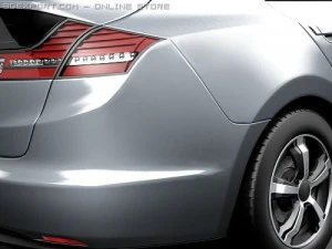 Honda FCX Clarity Automobile 2010 3D Model