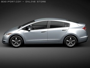 Honda FCX Clarity Automobile 2010 Modèle 3D