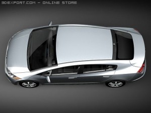 Honda FCX Clarity Automobile 2010 Modèle 3D