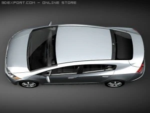 Honda FCX Clarity Automobile 2010 3D Model