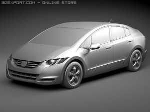 Honda FCX Clarity Automobile 2010 Modèle 3D