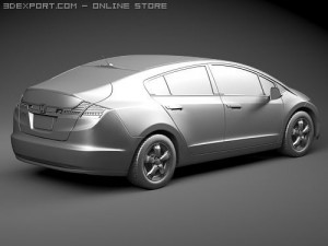 Honda FCX Clarity Automobile 2010 Modèle 3D