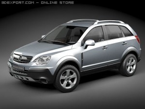 Opel Antara SUV 3D Model