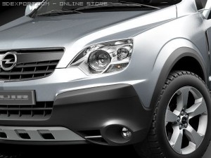 Opel Antara SUV 3D Model